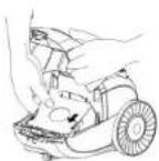 DAEWOO RCEL381BL - CHANGEMENT DU SAC A POUSSIERE - 3