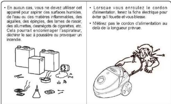 DAEWOO RCE360 - PRECAUTIONS D'EMPLOI - 1