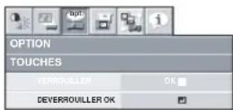 MITSUBISHI XD620U - Pour annuler la fonction de verrouillage par mot de passage: - 1