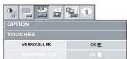 MITSUBISHI XD620U - Pour activer la fonction de verrouillage par mot de passer: - 1
