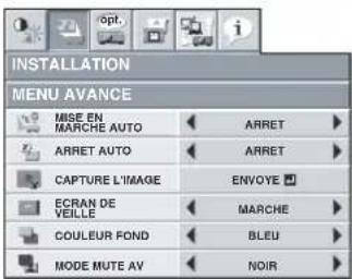 MITSUBISHI XD620U - Procedure de réglage - 2