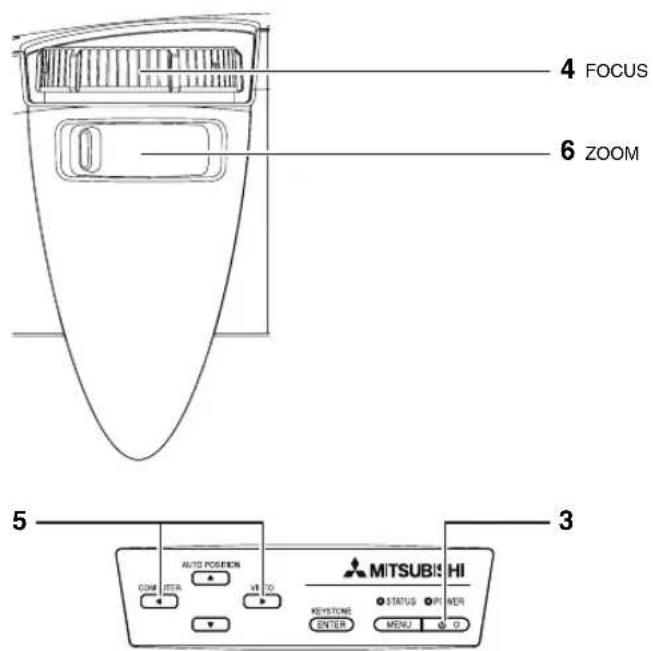 MITSUBISHI XD620U - Important: - 1
