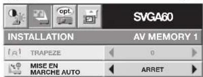 MITSUBISHI HC910 - Réglage des menus : - 3