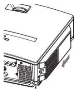 MITSUBISHI HC910 - Avant d'installer ce fi titre au projecteur, veillez à débrancher le projecteur de la prise murale. - 2