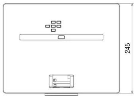 MITSUBISHI HC910 - Scheme d'encombrement (unité : mm) - 1