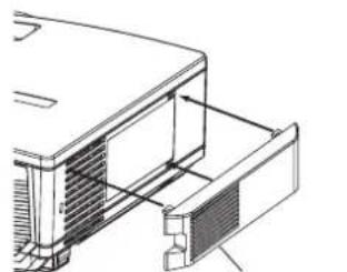 MITSUBISHI HC910 - Avant d'installer ce fi titre au projecteur, veillez à débrancher le projecteur de la prise murale. - 1