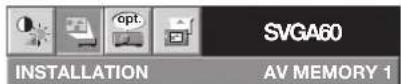 MITSUBISHI HC910 - Réglage des menus : - 2