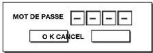 MITSUBISHI HC910 - Pour annuler la fonction de verrouillage par mot de passage : - 2