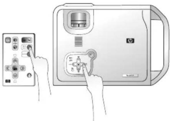 HP VP6200 - Réglage de la synchronisation automatique - 1