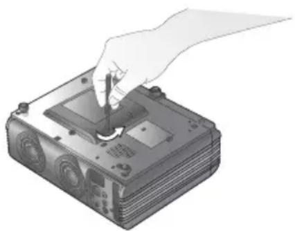 HP VP6200 - Remplacement de la lampe - 2