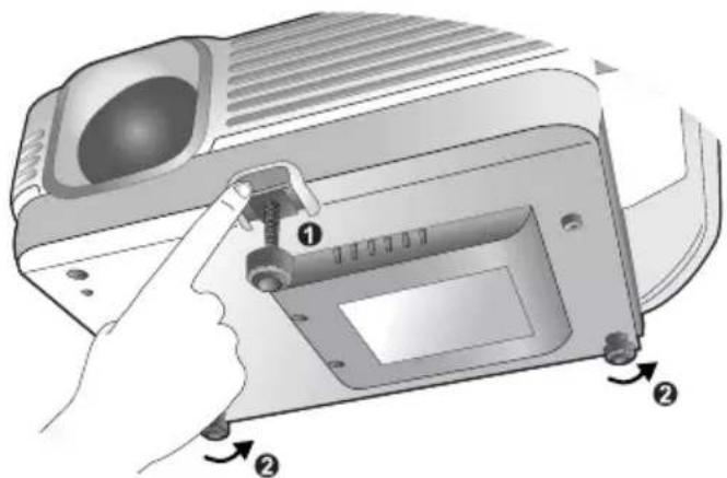 HP VP6200 - Réglage de la hauteur - 1