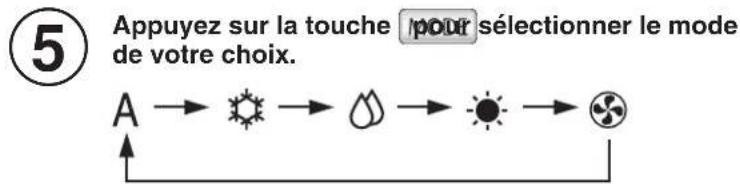 TOSHIBA RAS16G2KVP - Réglage du mode MINUTERIE HEBDO - 6