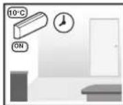 TOSHIBA RAS13G2KVP - Piece à vivre en mode de refroidissement continu (Fonctionnement non-stop du climatiseur) - 2