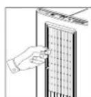 REMKO RKL 220 - Ne rougez jamais manuellement les lames d'échappement verticales! - 1