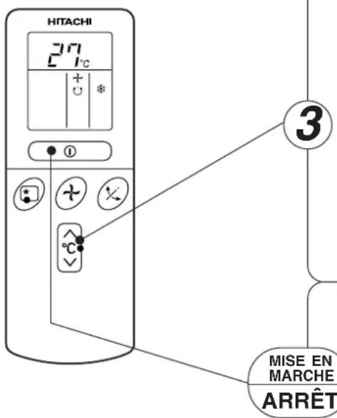 HITACHI RAS14G4 - ■CONDITIONS D'UTILISATION EN MODE AUTOMATIQUE - 4