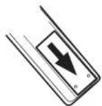 ESSENTIELB ECMR 111 - Insertion des piles dans la telecommande - 1