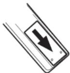 ESSENTIELB ECM 94 - Insertion des piles dans la télécommande - 1