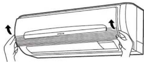HITACHI RAS07G4 - Attachez les filtres. - 1