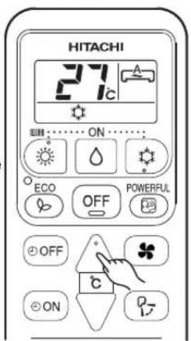 HITACHI RAK18PEA - SELECTION DU MODE DE FONCTIONNEMENT - 1