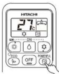 HITACHI RAK18PEA - FONCTIONNEMENT EN MODE PUISSANCE - 1