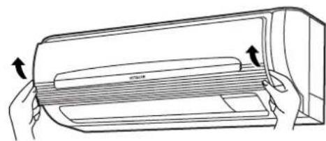 HITACHI RAC14G4 - Attachez les filtres. - 1
