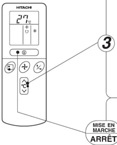 HITACHI RAC14G4 - CONDITIONS D'UTILISATION EN MODE AUTOMATIQUE - 2
