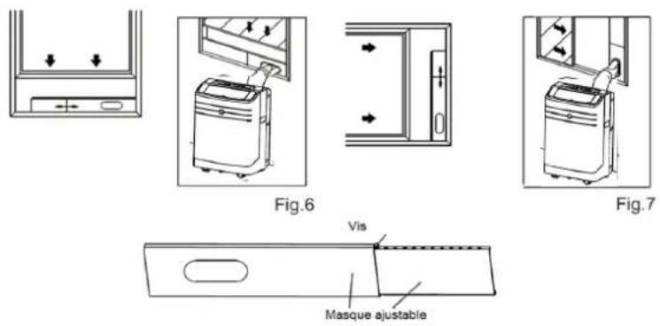 CONTINENTAL EDISON CECLI700W - • KIT FENETRE COULISSANTE (Fourni en option) - 1