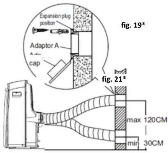 COMFEE MP PD 09 CRDN1 - Installation du tuyau flexible de sortie d'air - 4