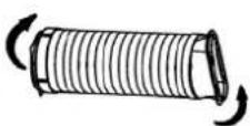 COMFEE MP PD 09 CRDN1 - Installation du tuyau flexible de sortie d'air - 2