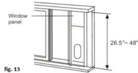 COMFEE MP PD 12 CRDN1 - Installation dans une vitre coulissante horizontale - 2