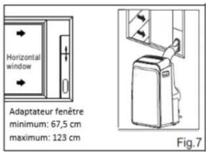 COMFEE MP PD 12 CRDN1 - Installation avec adaptateur fenêtre - 2