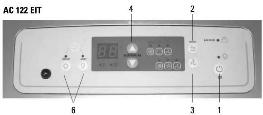 ALPATEC AC 122 WEIT - DESCRIPTIF DE LA TELECOMMANDE ET DU TABLEAU DE CONTROLE - 4