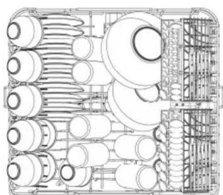 SMEG STL22124 - Couverts standards - 2