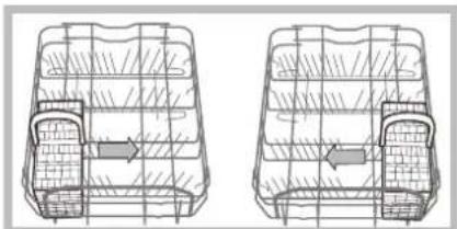 HOTPOINT-ARISTON LST 329 - Exemples de rangement de le panier à couverts - 1