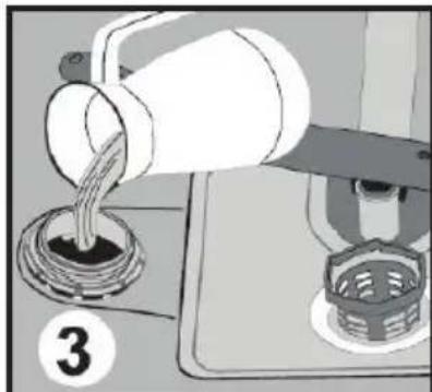 Finlux FINR.D13 - Chargement du sel dans le réservoir de l'adoucisseur d'eau - 3