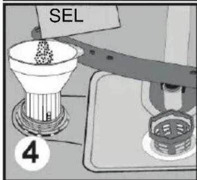 Finlux FINR.D13 - Chargement du sel dans le réservoir de l'adoucisseur d'eau - 4