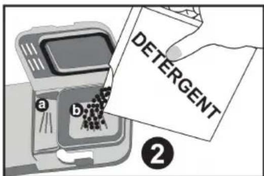TELEFUNKEN TDW45 - Remplissage du compartment à détergent - 2