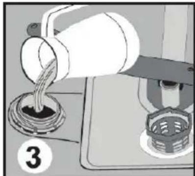 TELEFUNKEN TDW45 - Chargement du sel dans le réservoir de I'adoucisseur d'eau - 3