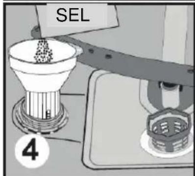 TELEFUNKEN TDW45 - Chargement du sel dans le réservoir de I'adoucisseur d'eau - 4