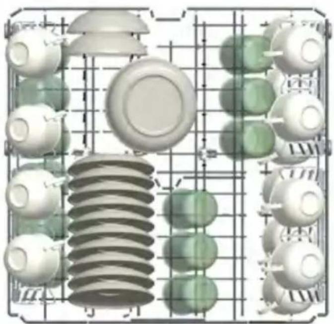 TELEFUNKEN TFK15C39XVT - Le panier à couverts supérieur - 7