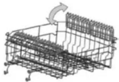 PROLINE SDW49 WH - Chargement des paniers du haut et du bas - 9