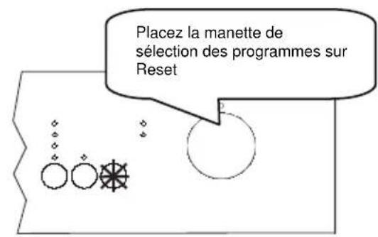 MANHATTAN MLV1249S - Modifier un programme avec remise à zéro - 2