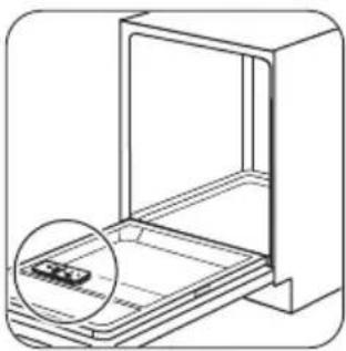 FAURE FDI14002WA - Remplissage du distributeur de liquide de rinçage - 1