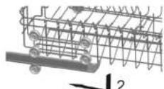Galanz W45A1A401L - Ajustement du panier supérieur - 2