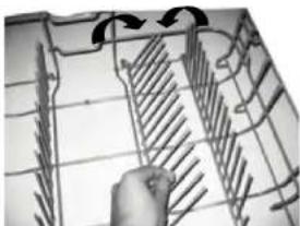 ESSENTIELB ELV 458s - -Replier les supports d'assiettes - 1