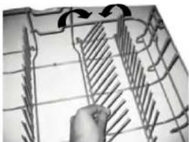 ESSENTIELB ELV 458is - Replier les supports d'assiettes - 1