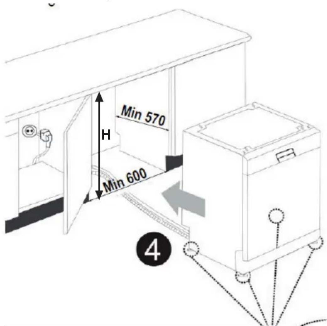 WALTHAM WT 1449 LVB - Installation sous un plan de travail - 2