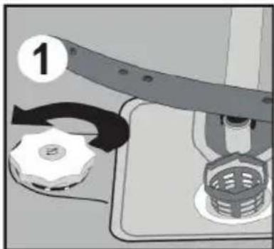 WALTHAM WT 1349 DBS - Remplissage du compartment à sel - 1