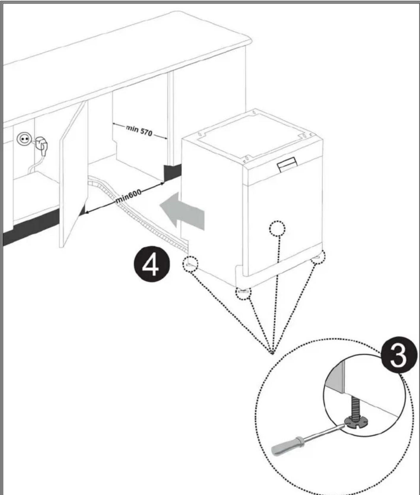 WALTHAM C 4145 DB - Installation sous un plan de travail - 2