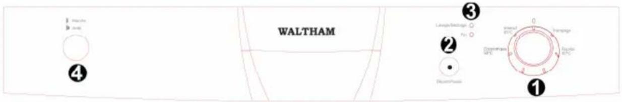 WALTHAM C 1352 DB - Régl age de l'adoucisseur - 1